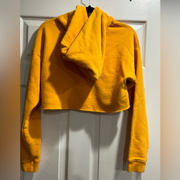 Tna mustard orange cropped hoodie size xs, very oversized - Picture 4 of 5